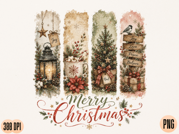 Download Rustic Merry Christmas Lantern PNG - Premium Resources